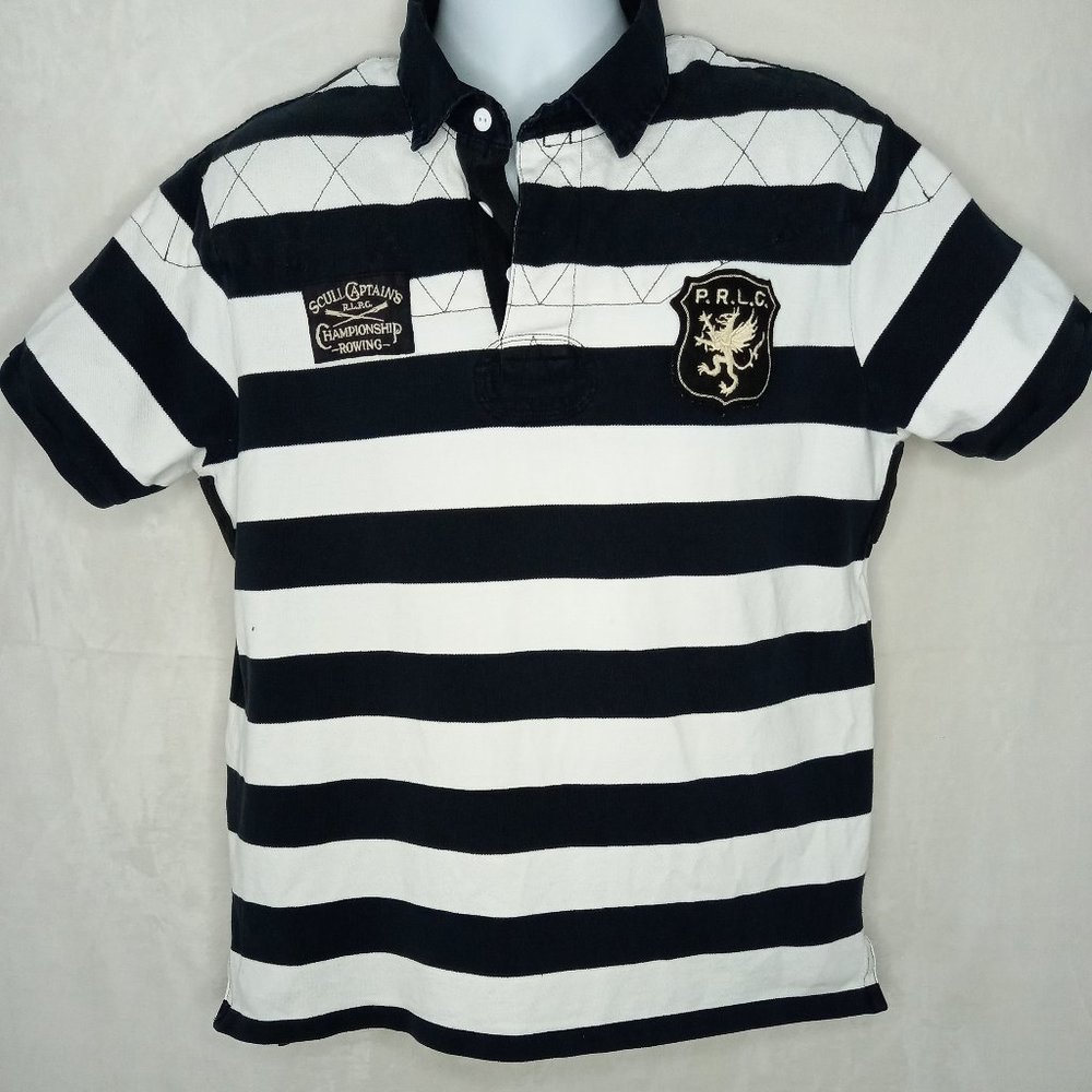 Rare Ralph Lauren Skull Captains Rowing Short Sleeve Polo Shirt (XL)